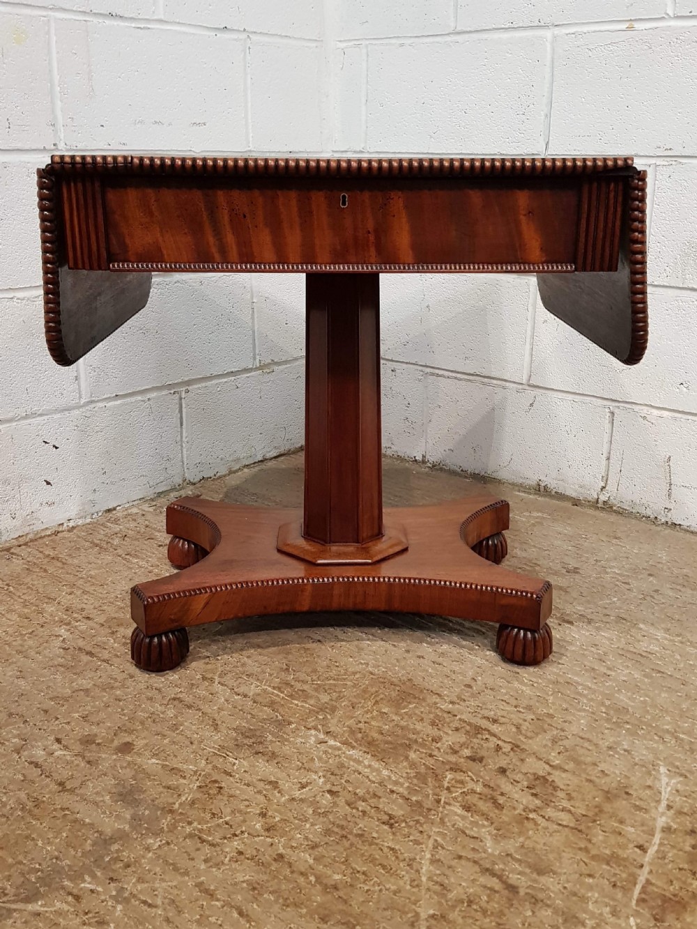 Antique Regency Mahogany Drop Leaf Sofa Table C1820 540242