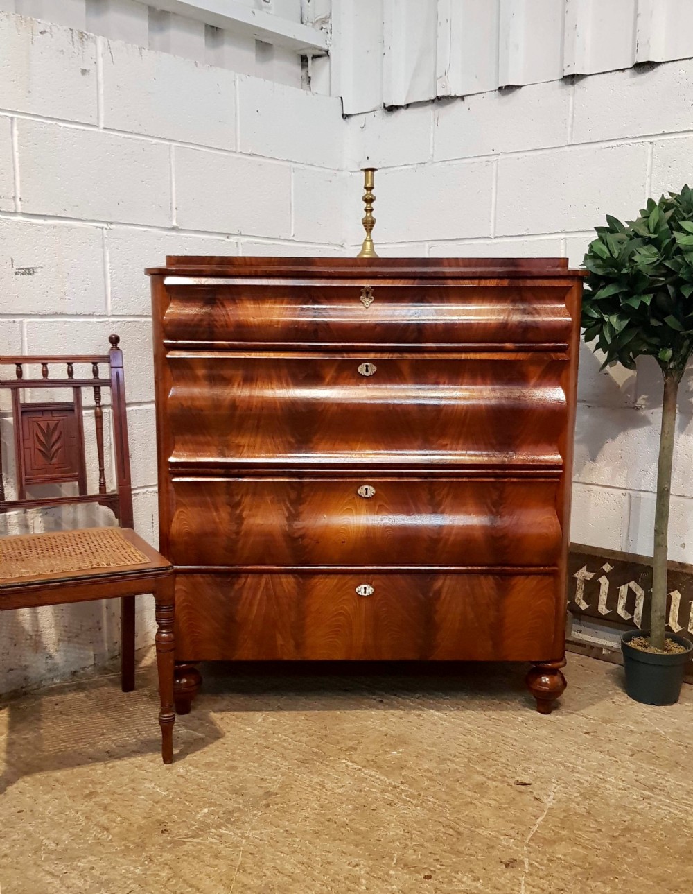 Biedermeier chest deals of drawers