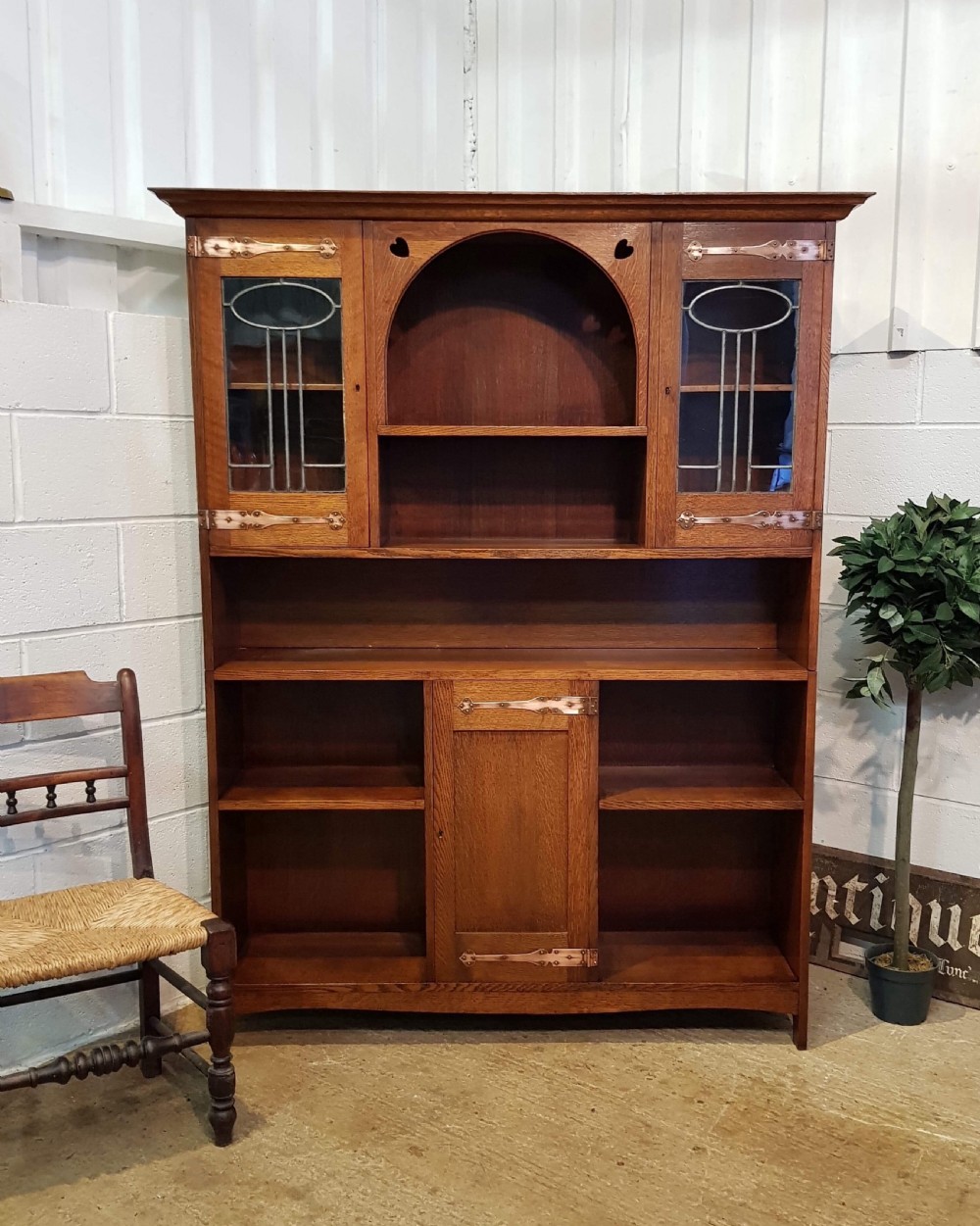 Arts and on sale crafts oak bookcase