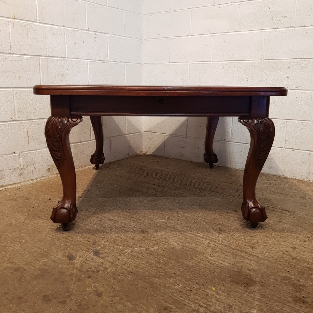 Antique Victorian Mahogany Extending Dining Table C1880 Seats Up To 12