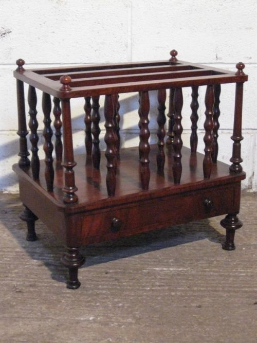 superb antique william 1v mahogany canterbury c1820