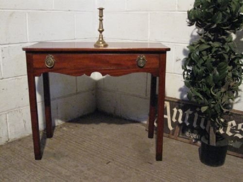 antique regency mahogany side hall table c1800