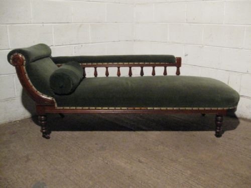 gorgeous antique victorian walnut sofa chaise longue c1890 ewdb160911