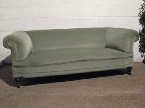lovely antique victorian scroll arm chesterfield sofa c1880 wdb2101311