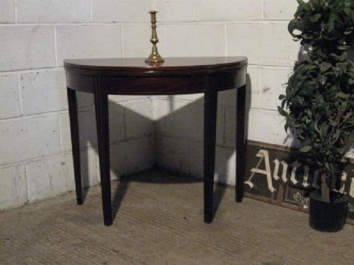 antique georgian mahogany fold over teagames table c1780 wdb31402511