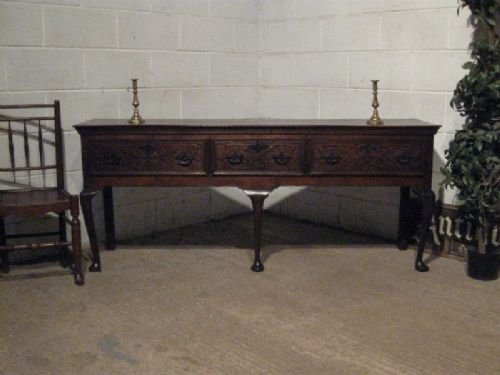 superb antique georgian oak sideboard dresser c1740 wdb500912