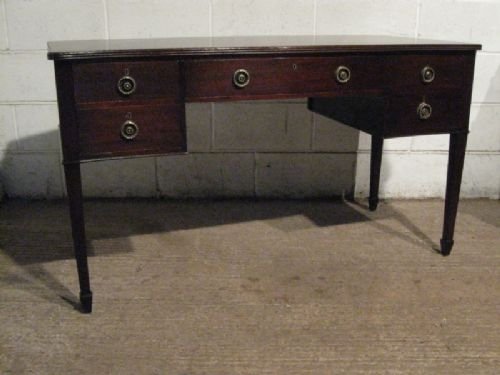 antique edwardian regency mahogany pedastal desk c1900 wdb160211