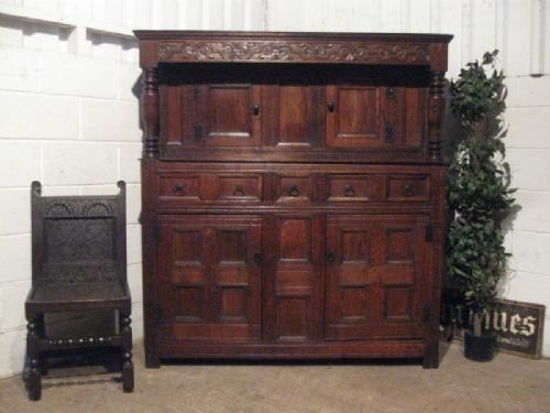 antique james 11 oak press court cupboard c1680 wdp4587872