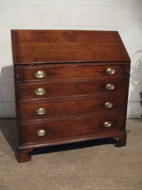 antique georgian oak bureau desk c1780wdb24082