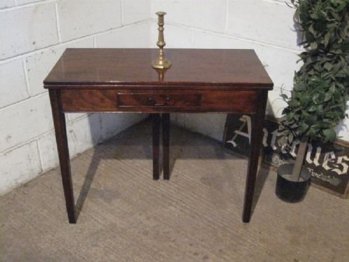antique georgian mahogany fold over tea table c1780 ewprv12075