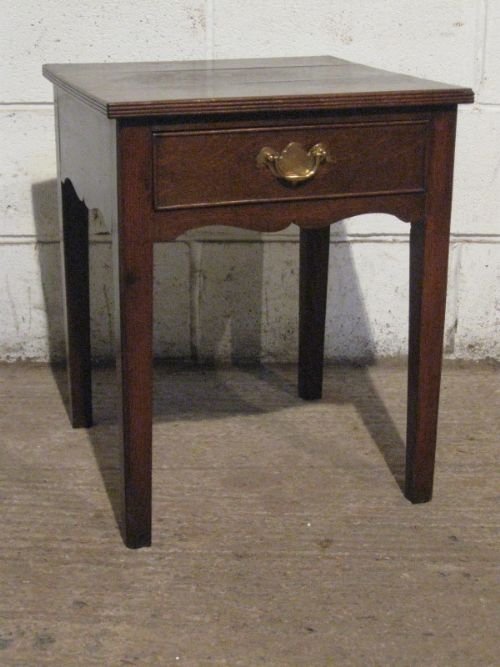 Antique Georgian Regency Small Country Oak Side Table C1800 Wprv45
