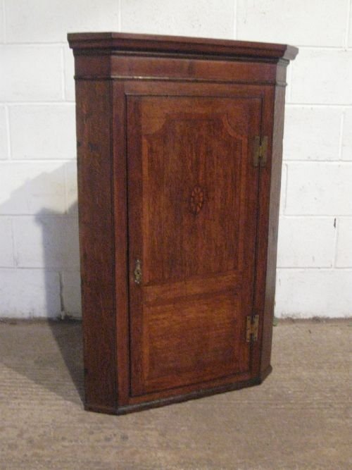 antique georgian oak corner cabinet c1780 wdb4944277