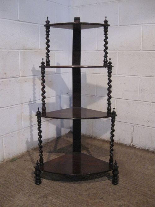 antique regency rosewood 4 tier whatnot c1800 wdb499019