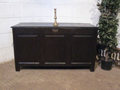 antique early georgian country peg joined oak coffer chest box c1700 wdb4628c139