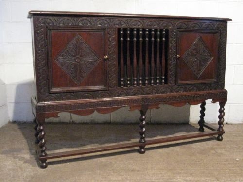 antique early victorian narrow oak sideboard dresser c1850 wdb4114a209