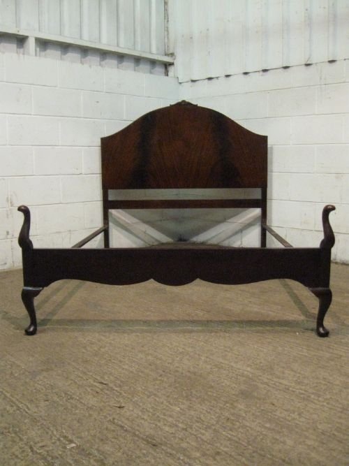 antique edwardian mahogany double bed c1900 wdb6062279