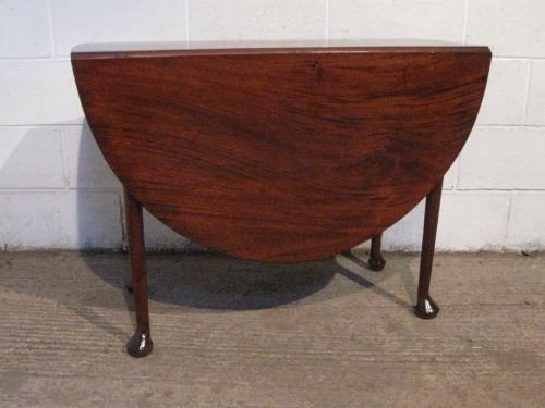 antique georgian mahogany drop leaf gate leg dining table seats six c1780 wdb1210