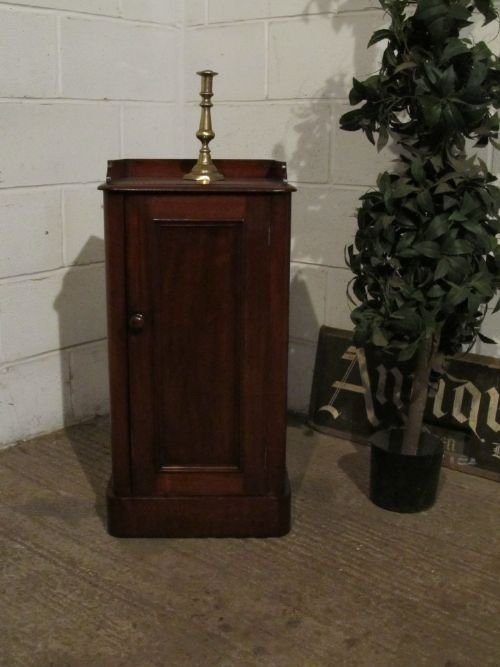 antique victorian mahogany pot cupboard c1880 wdb61831312