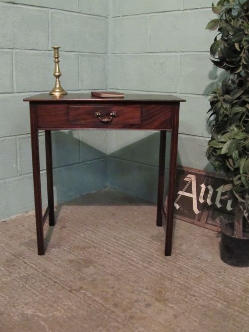 antique regency plum pudding mahogany side table c1820 w626713
