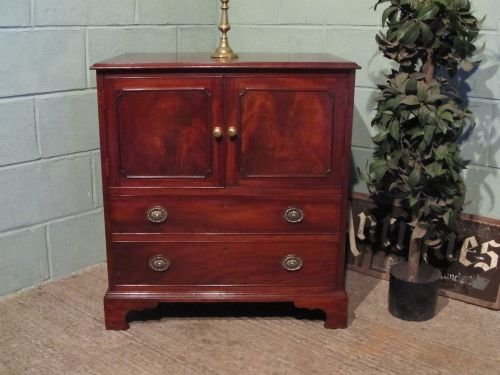 antique regency mahogany cabinet chest of drawers c1800 w6320213