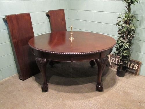 antique late victorian mahogany extending dining table c1890 w6422165 seats 10