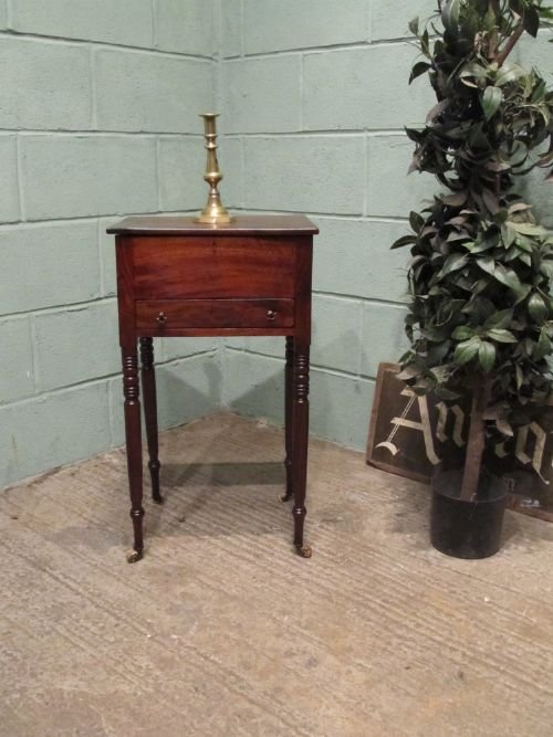 antique regency mahogany workbox side table c1800 w653318