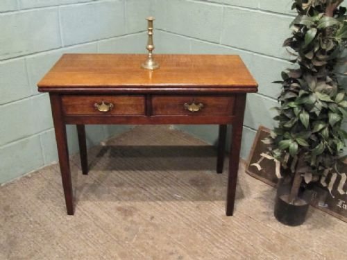 antique georgian oak fold over tea table c1780 w6697a1212