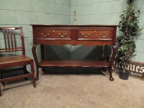 antique early victorian oak sideboard dresser base c1840 w6744301