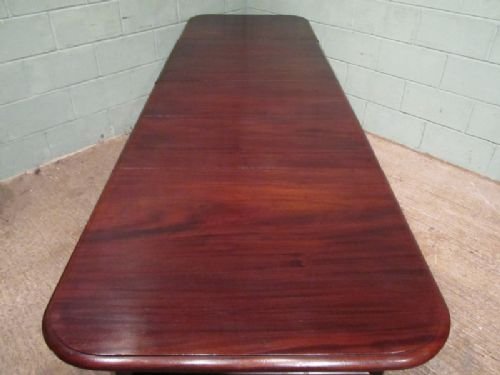 antique victorian mahogany extending dining table c 1880 seats 6 t0 14