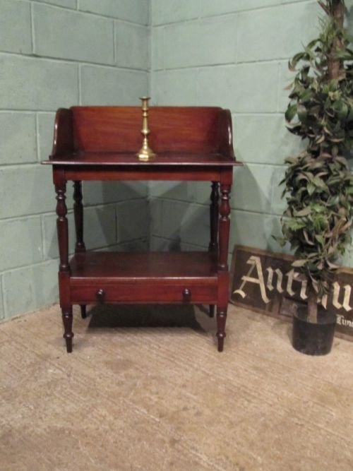 antique victorian mahogany washstand c1860 w6730272