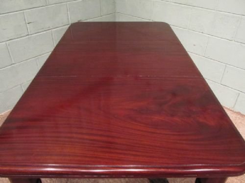 antique victorian mahogany extending dining table seats 10 c1880 w6828