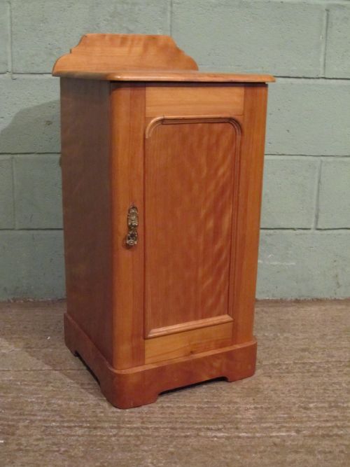 antique satin birch pot cupboard c1880 w71271510