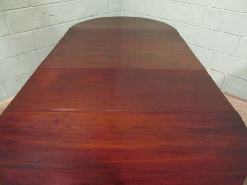 antique georgian regency mahogany extending dining table seats 10 w71403010
