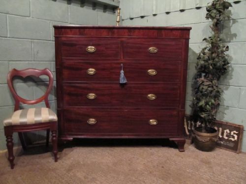 antique regency mahogany chest of drawers c1820 w72012611