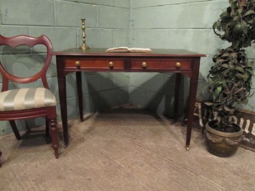 antique edwardian mahogany writing desk by maples co c1900