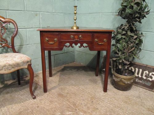 antique georgian mahogany lowboy table c1780