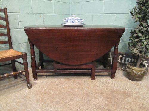 antique 18th century oak gate leg table c1750 seats 6 8