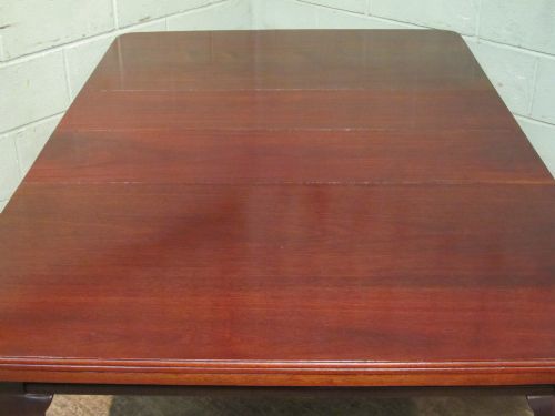 antique edwardian mahogany extending dining table seats 8 c1900