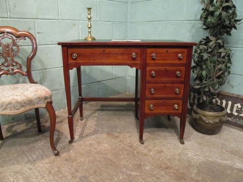 antique edwardian mahogany ladies writing desk c1900