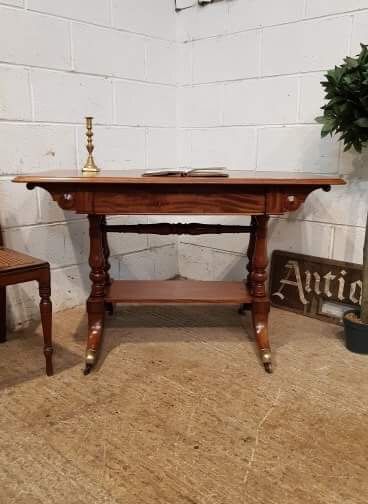 antique william 1v mahogany writing table c1830