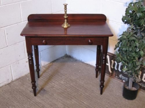 victorian mahogany side table desk c1880