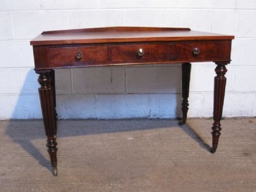 lovely antique regency mahogany side table writing desk c1800