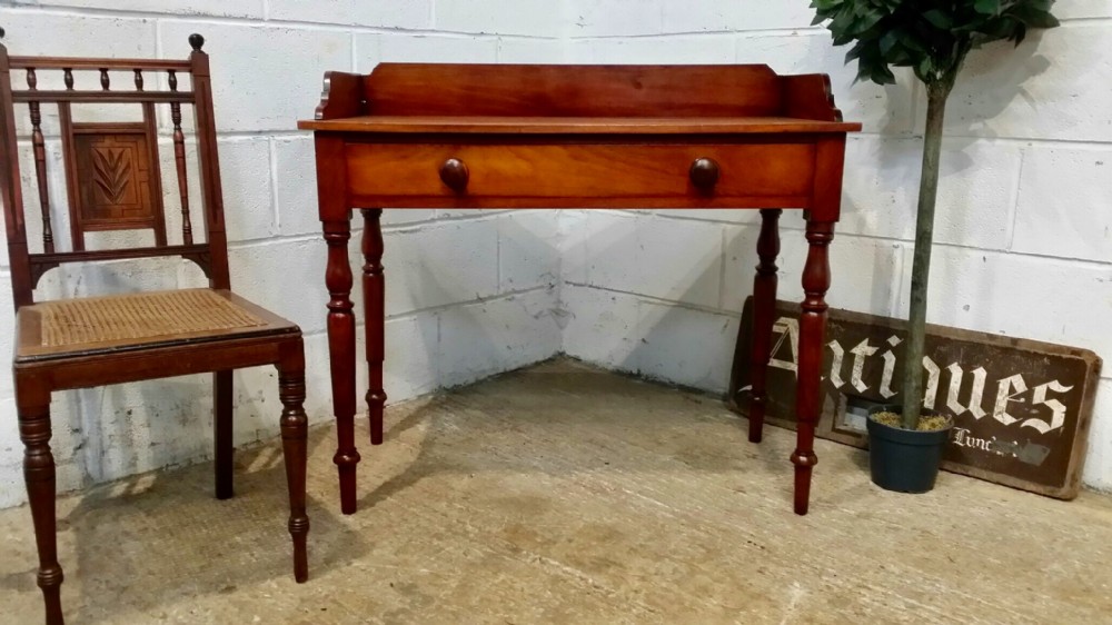 antique victorian mahogany washstand table c1880
