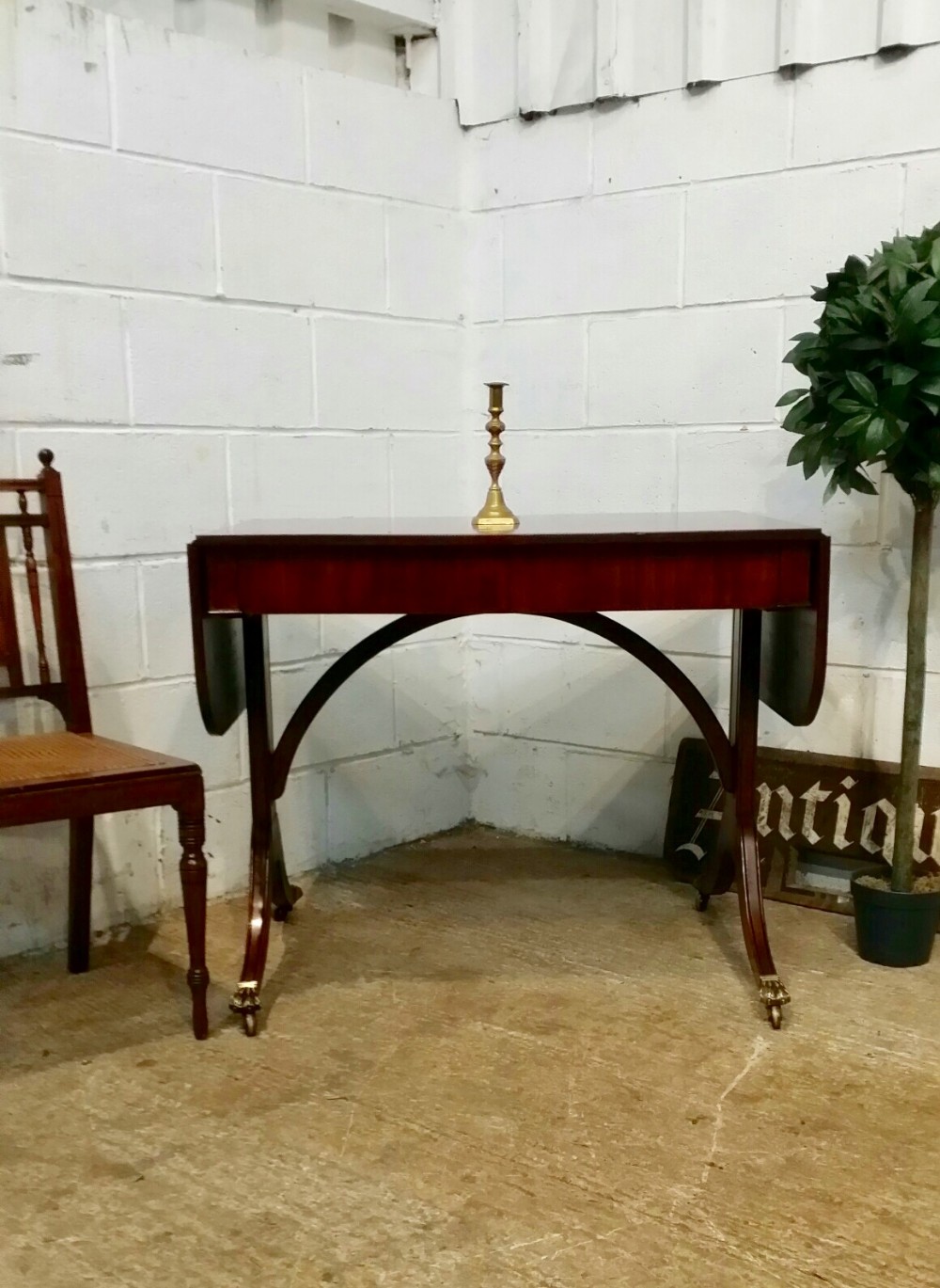 antique regency mahogany sofa table c1820