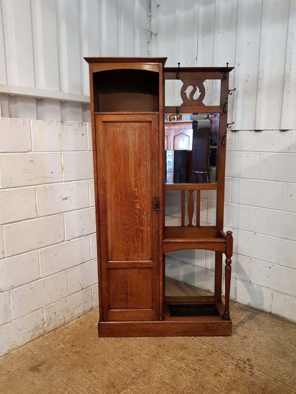 Arts and crafts hall stand best sale