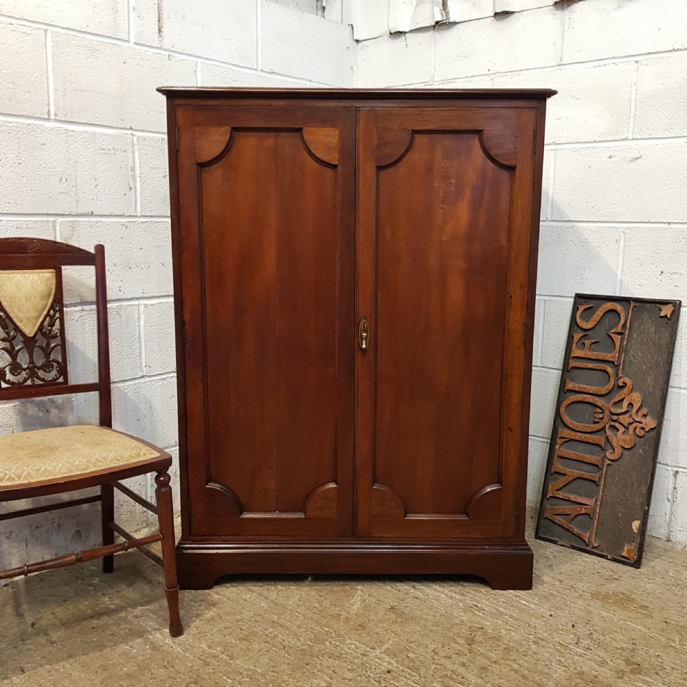 antique victorian mahogany cupboard c1880