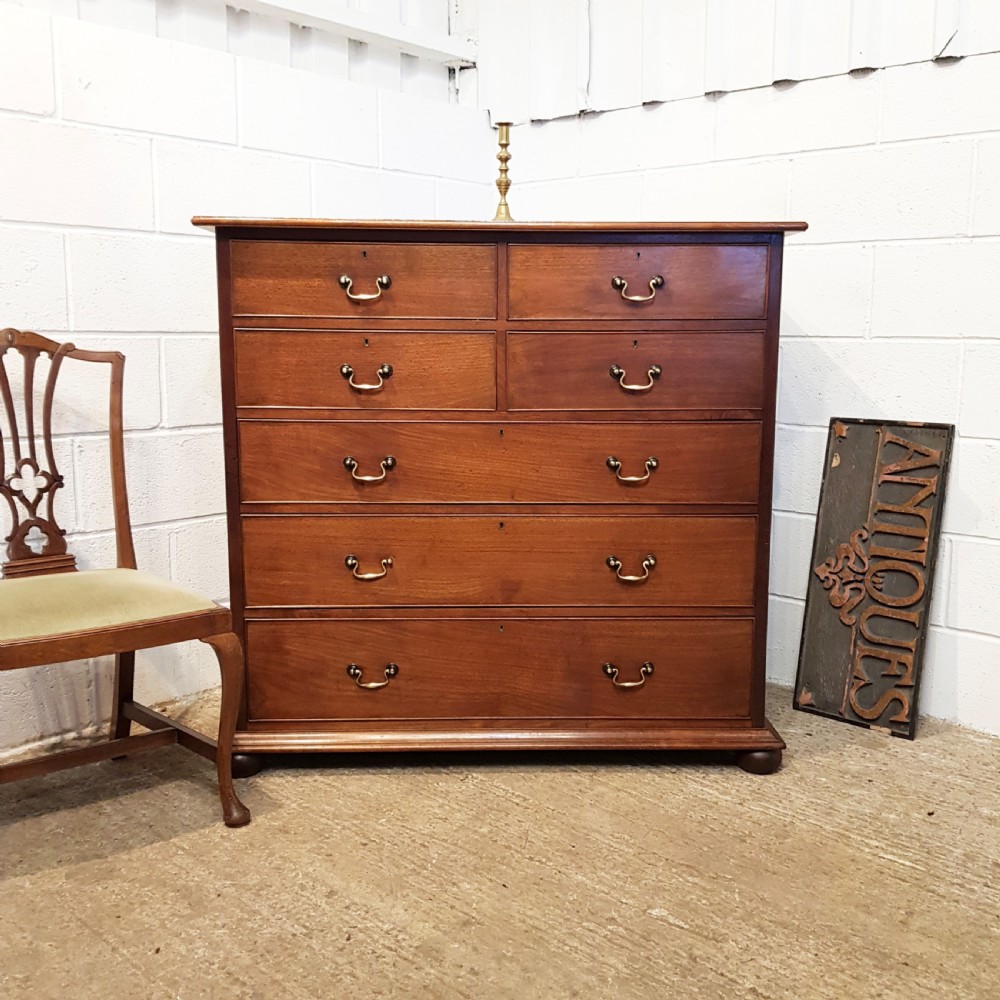 antique late 18th century mahogany chest of drawers c1790