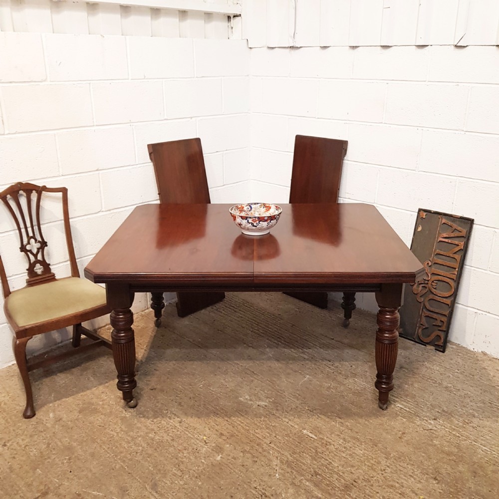 antique victorian mahogany extending dinging table c1880