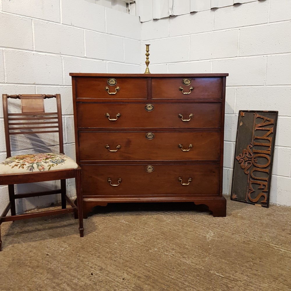 antique regency mahogany chest of drawers c1820