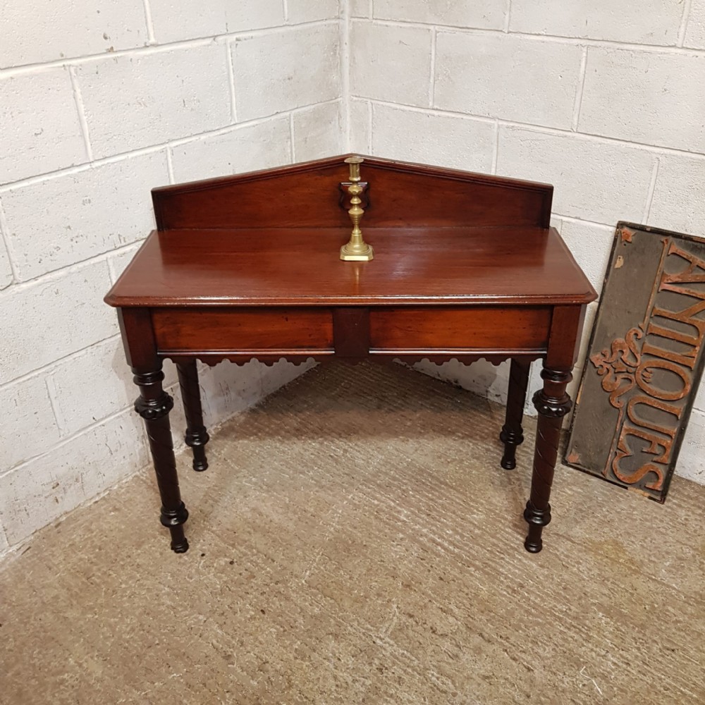 a victorian mahogany console table c1880